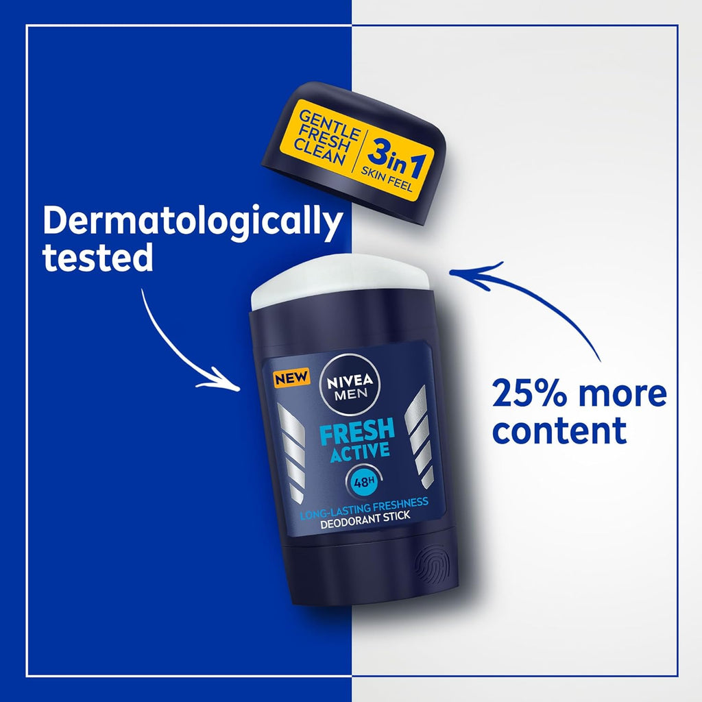 Nivea - Men Fresh Active Deodorant Stick - Zambeel